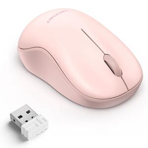 TECKNET Pink Wireless Mouse